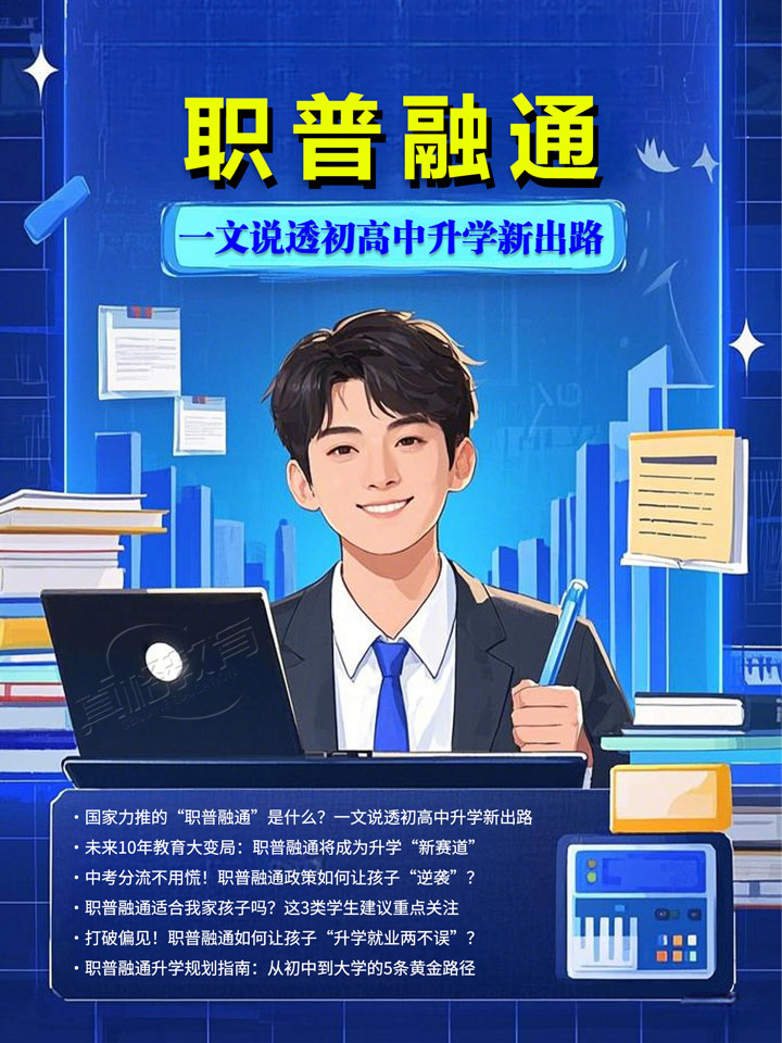 「职普融通」国家力推的“职普融通”是什么？一文说透初高中升学新出路
