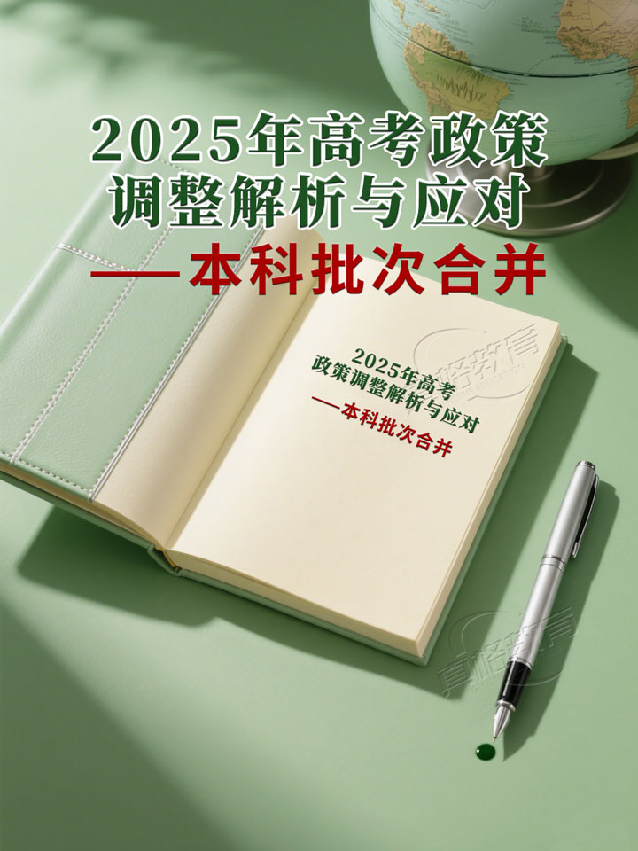 「升学规划」2025年高考政策调整解析与应对——本科批次合并