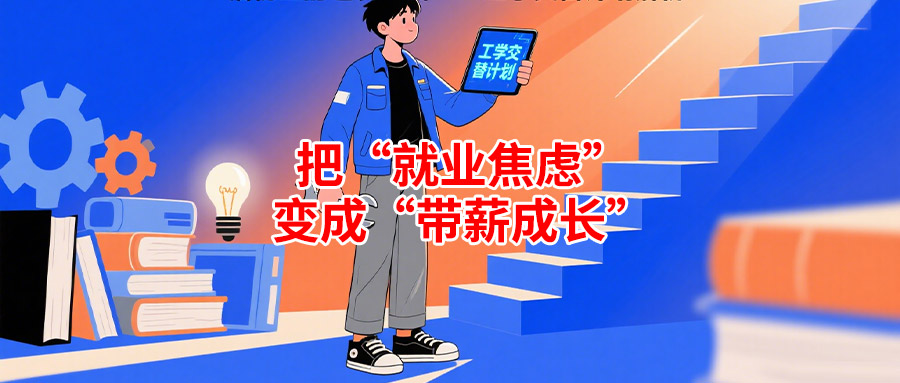 把就业焦虑变成带薪成长落榜生的逆袭之路工学交替计划解析